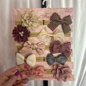 Danbar 10 Piece Headband Set NWT